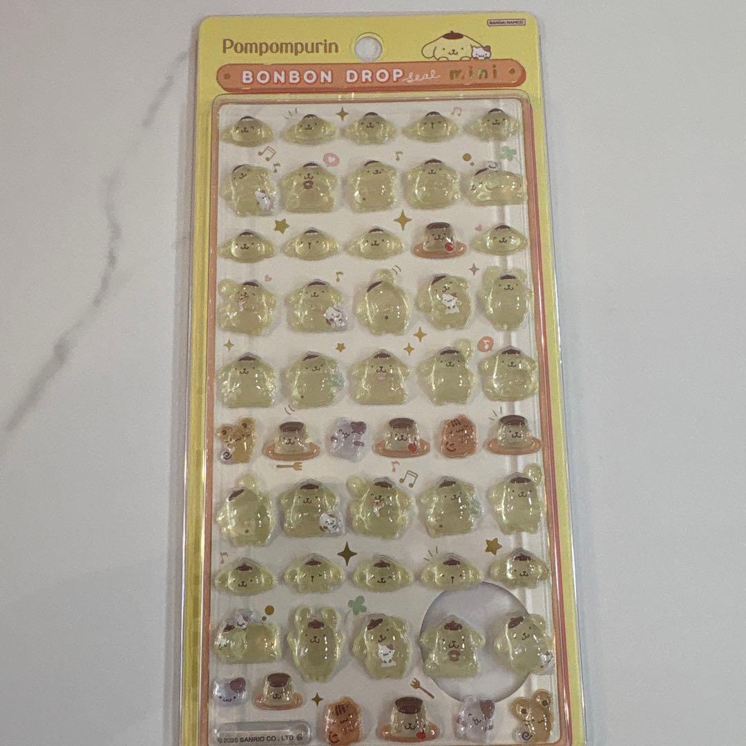正規品サンリオボンボンドロップシール8種 とミニ8種 全16種