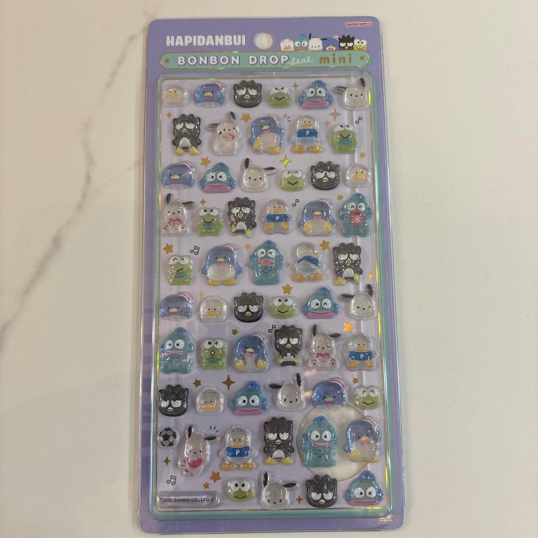正規品サンリオボンボンドロップシール8種 とミニ8種 全16種