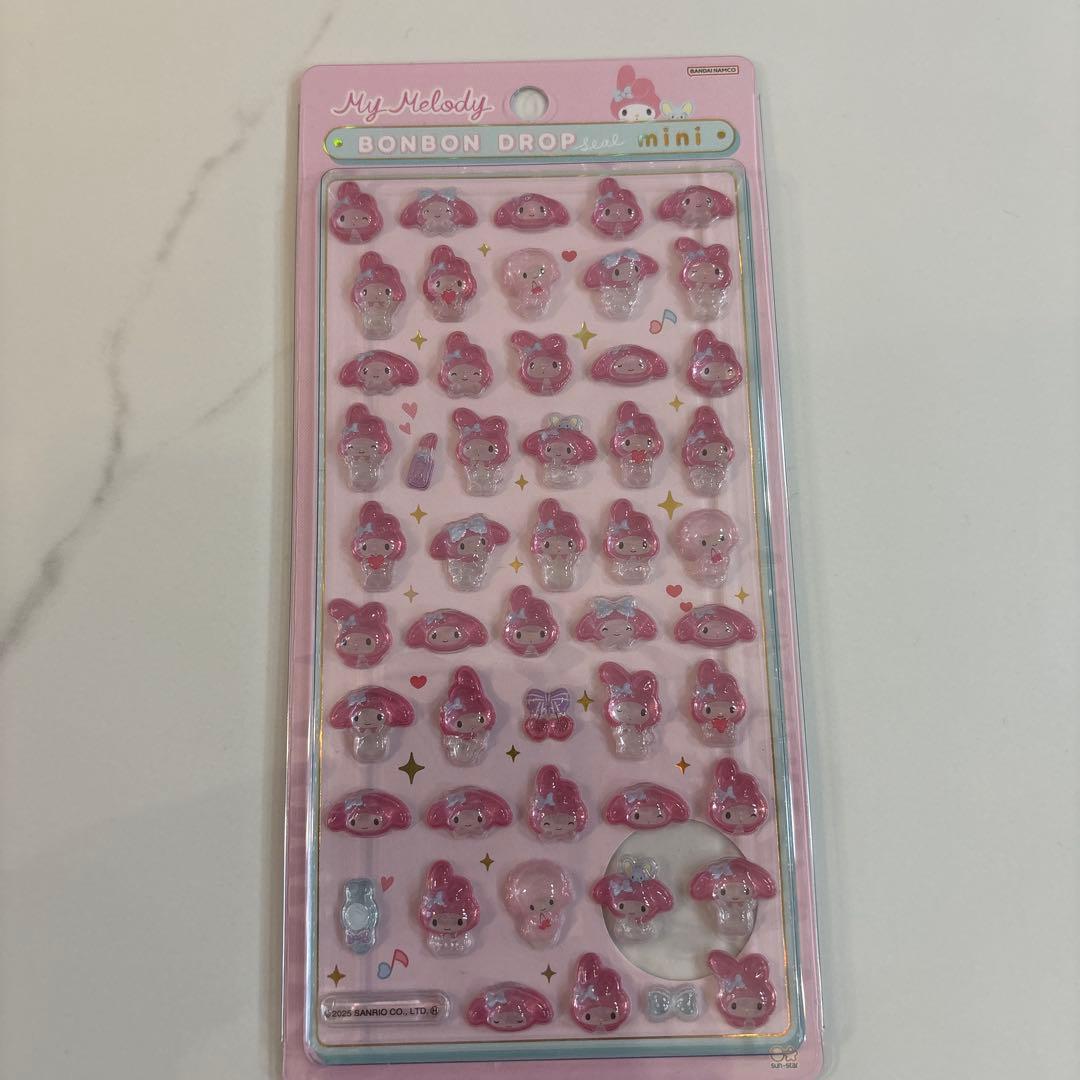 正規品サンリオボンボンドロップシール8種 とミニ8種 全16種