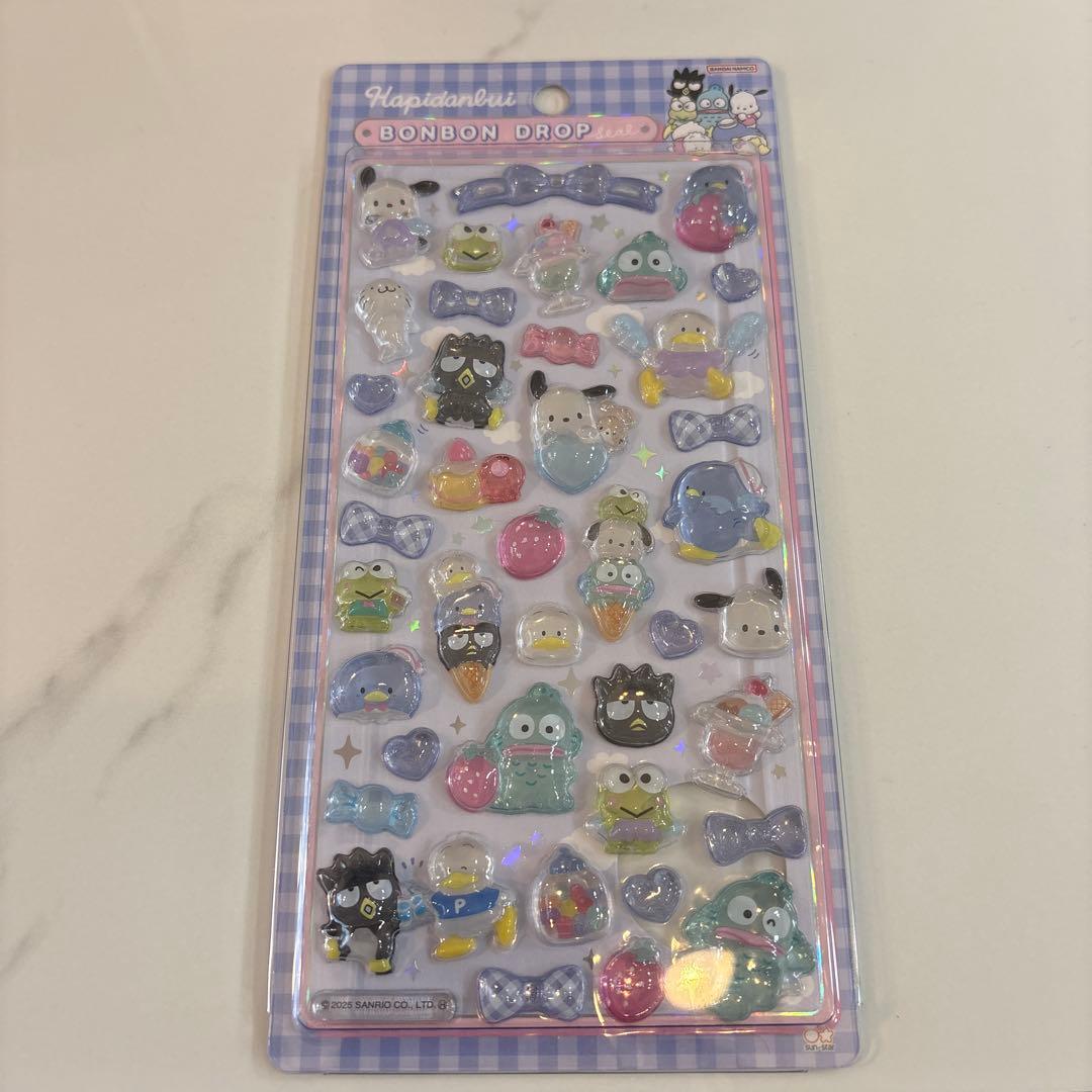 正規品サンリオボンボンドロップシール8種 とミニ8種 全16種