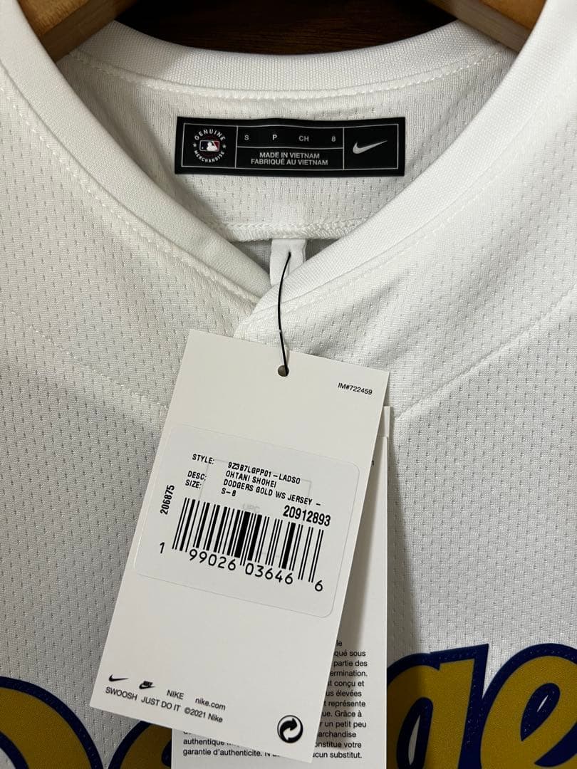 ドジャース ゴールドコレクションユニフォーム 大谷翔平 サイズYthS 子供用