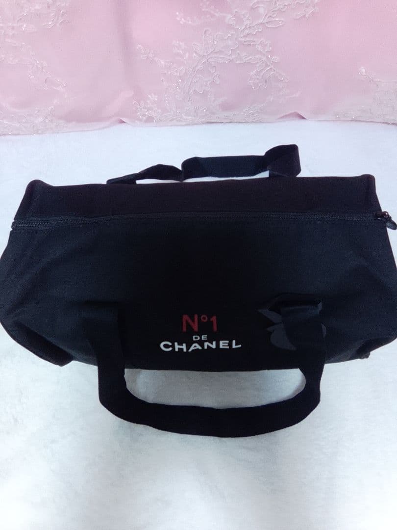 CHANEL ノベルティ N°1 DE CHANEL 黒 ボストンバッグ