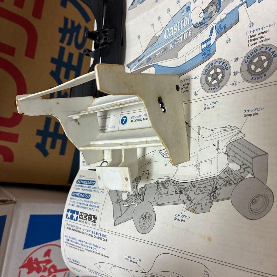 【当時物】京商1/10 ウィリアムズ・ルノー FW14 ラジコンカー　ロータス