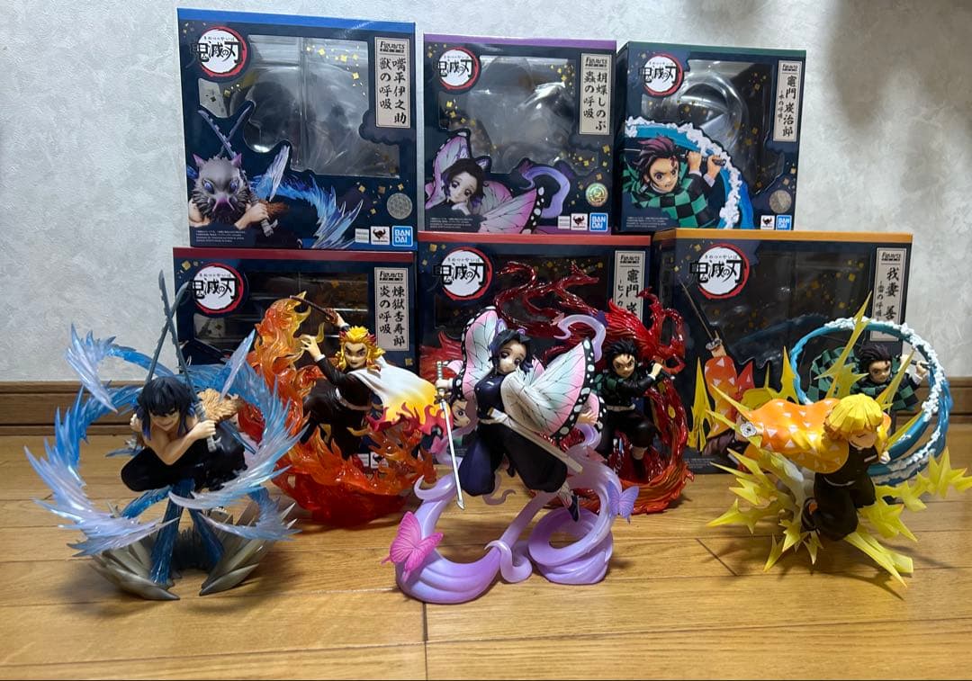 鬼滅の刃　フィギュアーツZERO 5体セット　中古品