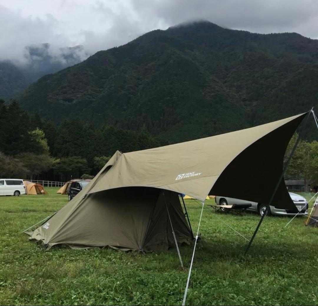 テントファクトリーワンポールテント180V + タープL +専用グランドシート