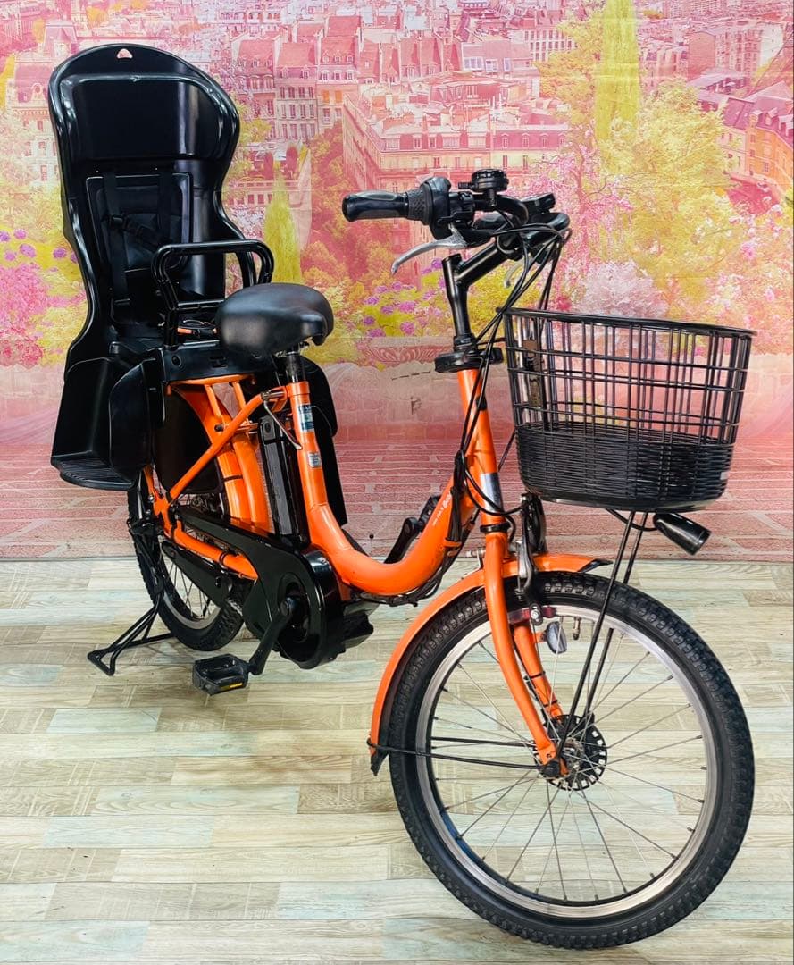 ZK3349 電動自転車 ヤマハ パスバビー 子供乗せ 20インチ 送料無料