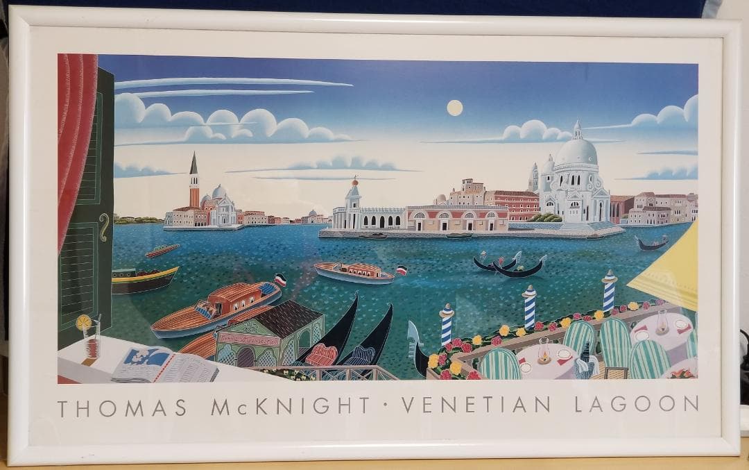 ★最終販売価格★トーマスマックナイト★ヴェネチアンラグーン額寸横約104縦約64