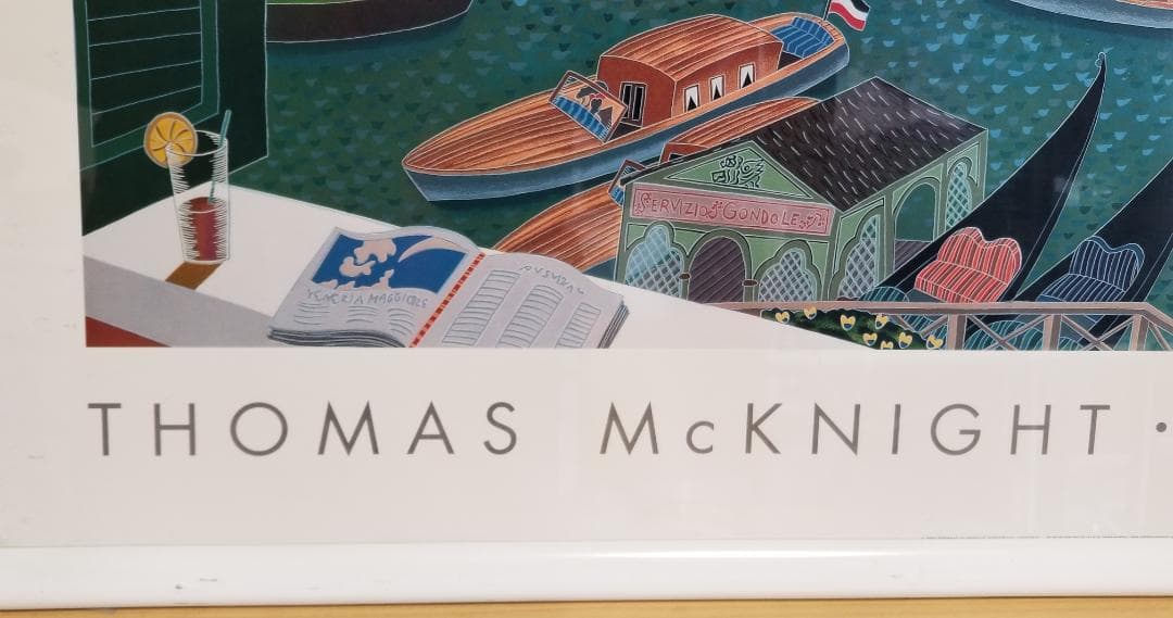 ★最終販売価格★トーマスマックナイト★ヴェネチアンラグーン額寸横約104縦約64