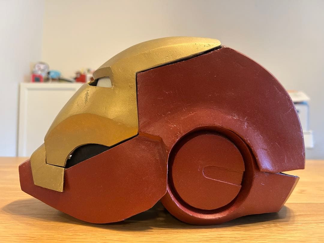 【自作品】アイアンマンヘルメット マーク3 LEDライト付き マーベル