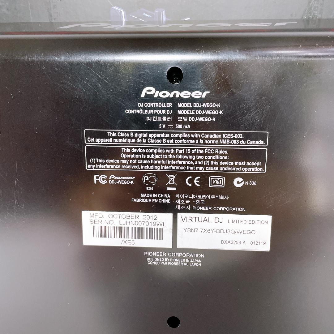 パイオニア Pioneer DDJ-WEGO-K DJコントローラー|2604|