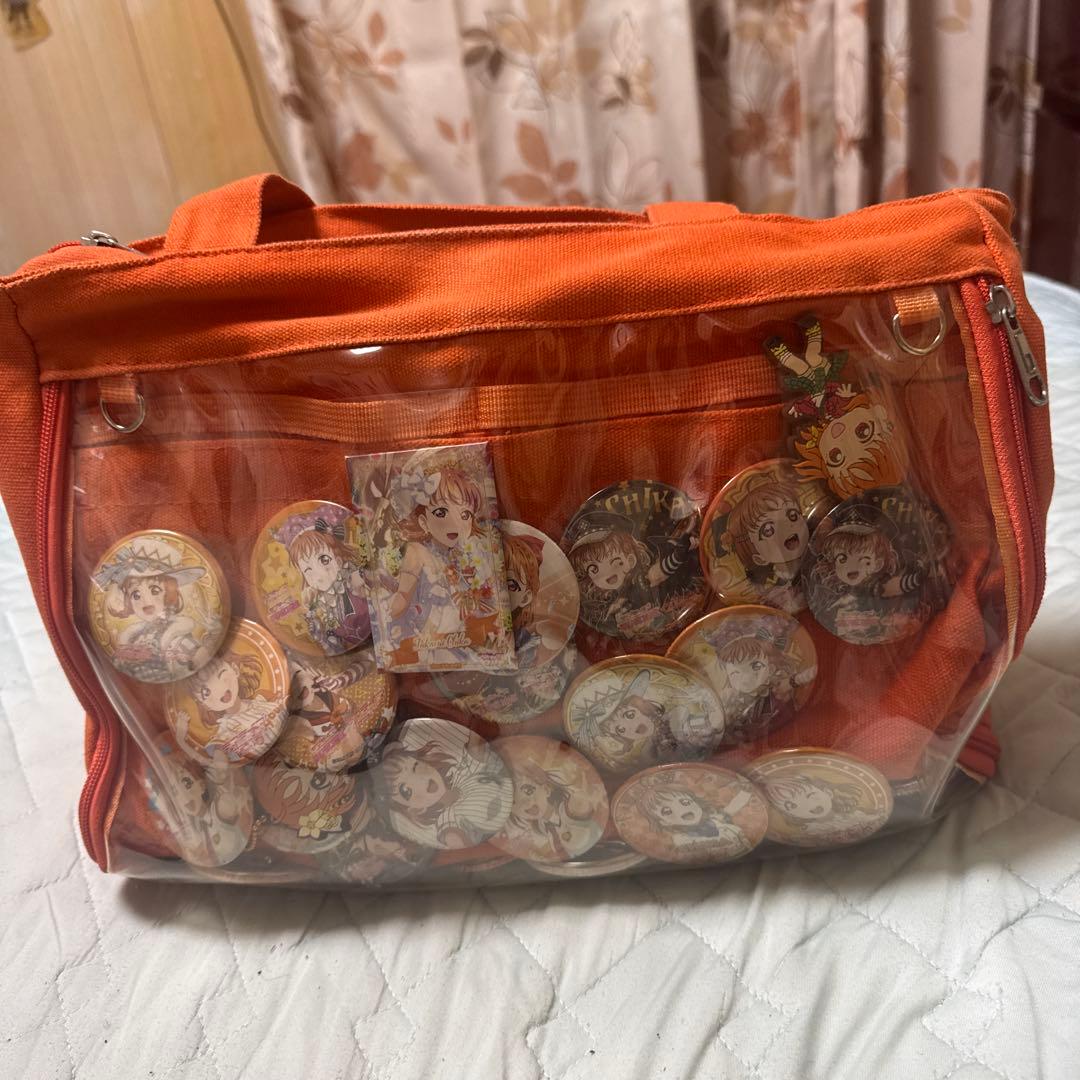 Aqours 高海千歌 痛バック缶バッジセット