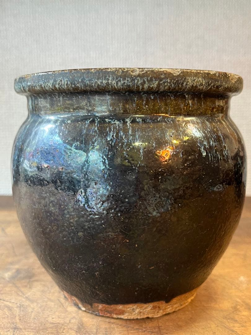 仙台　堤焼き　小壺　③ 古民具　古雑貨　アンティーク