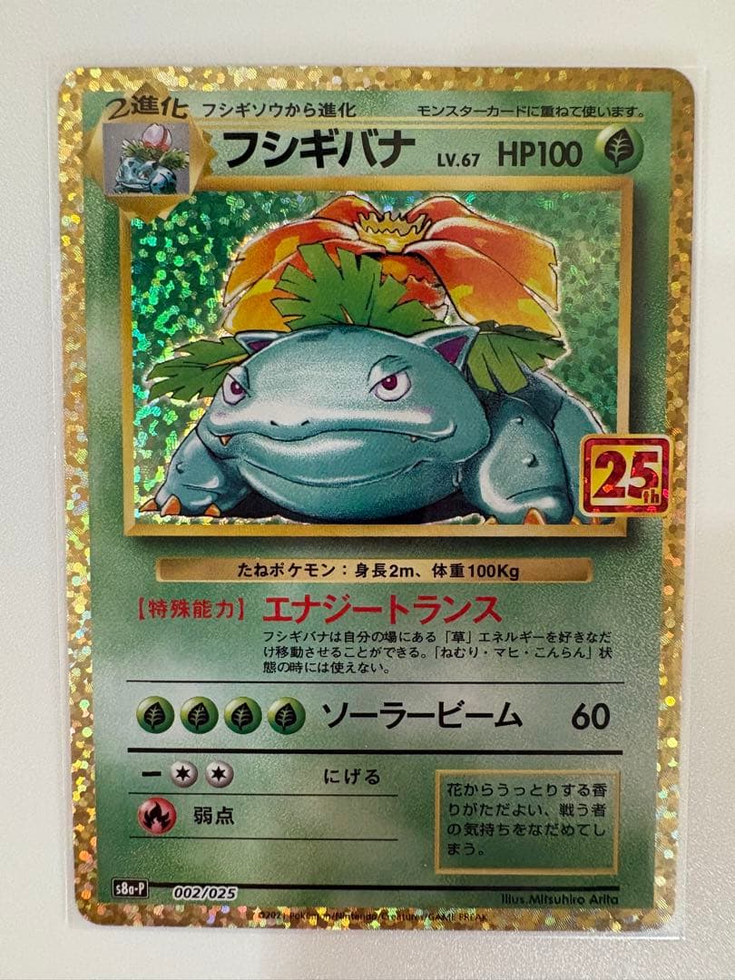 御三家 25th（リザードン・フシギバナ・カメックス）