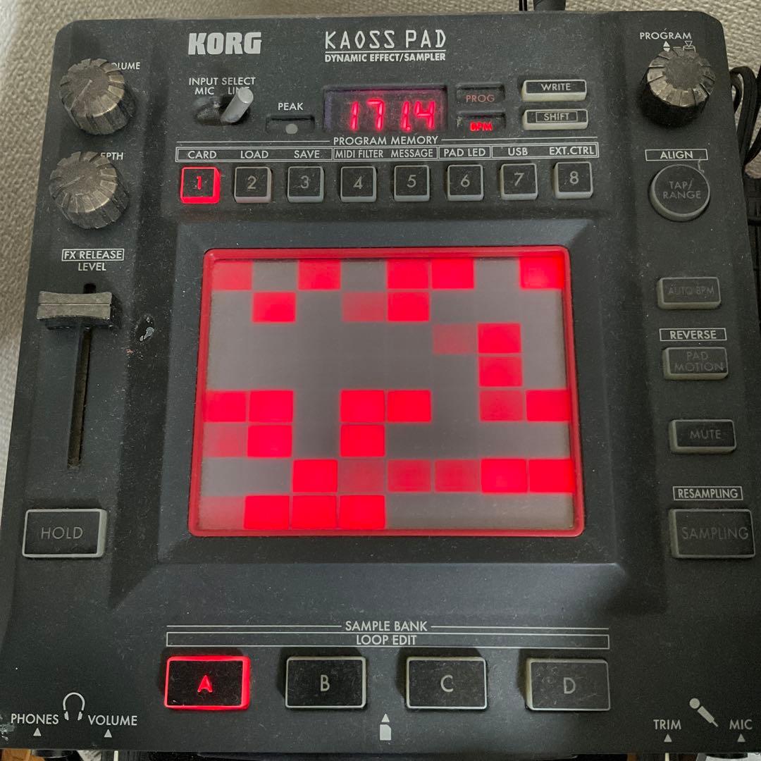 ジャンク　KORG KAOSS PAD エフェクト・サンプラー