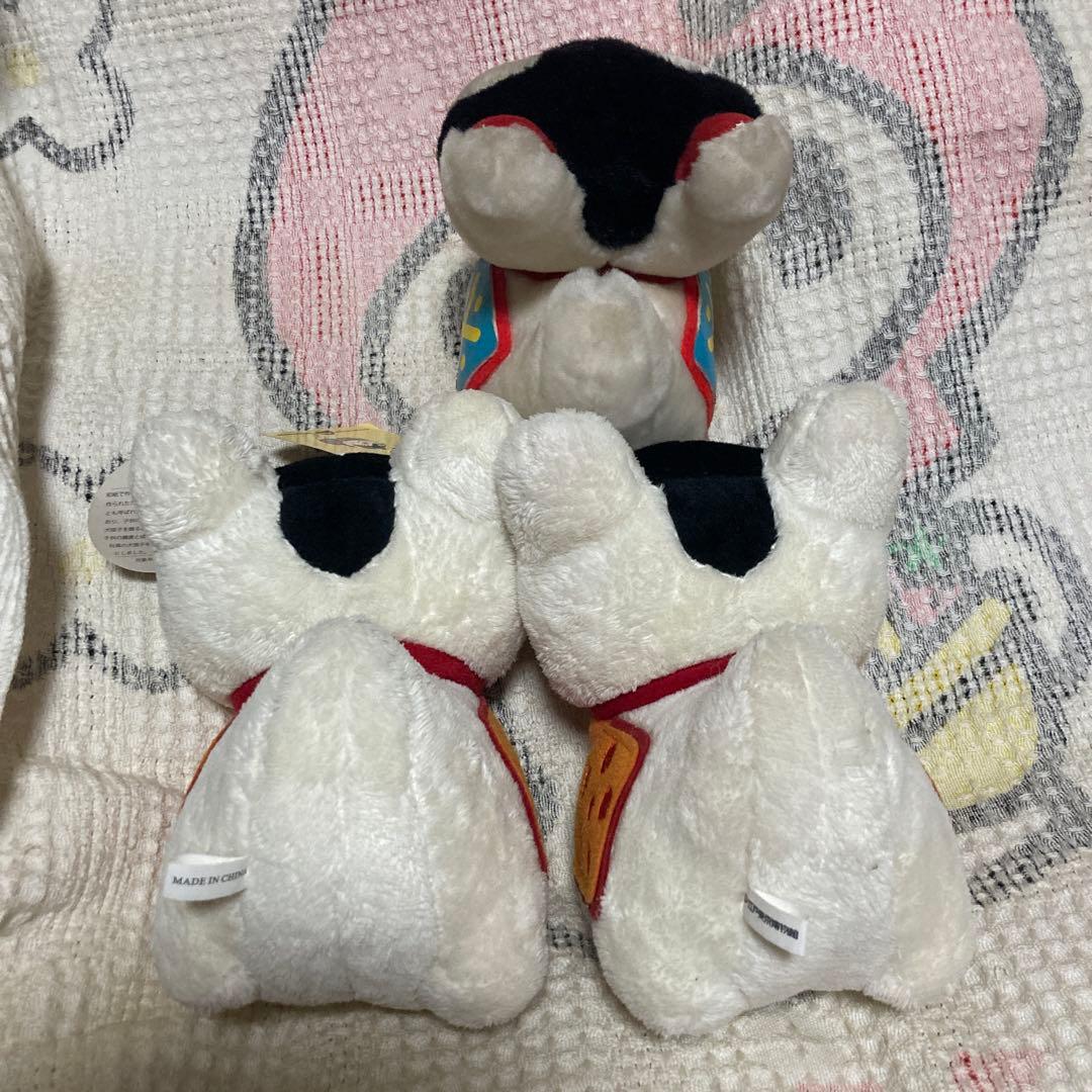 狛犬　犬張子　ぬいぐるみ　中古品　5コセット　YAMAGISHI&江戸東京博物館