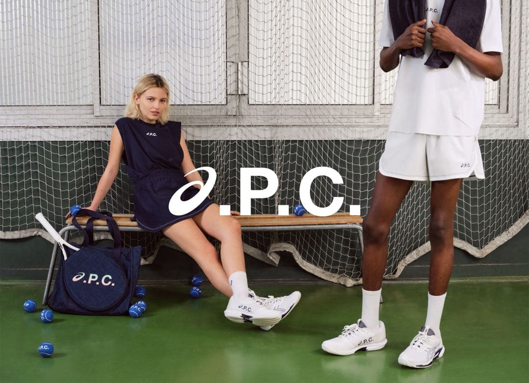 a.P.C. テニス　APC アシックス　サイズL