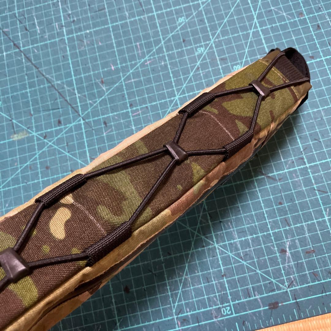 ハンドメイドフレームバッグ　X-PAC マルチカム/トロピック43cm