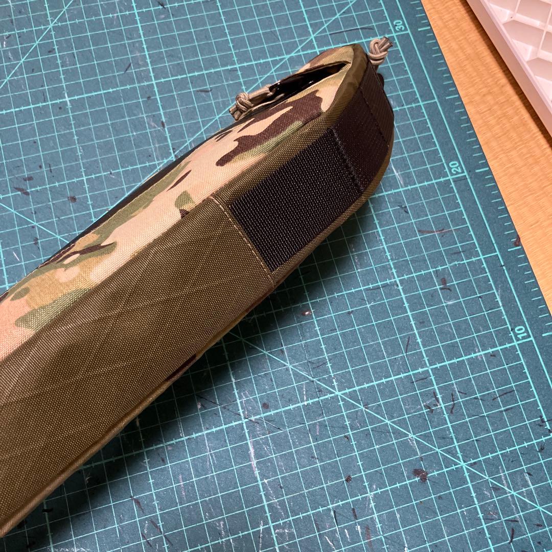 ハンドメイドフレームバッグ　X-PAC マルチカム/トロピック43cm