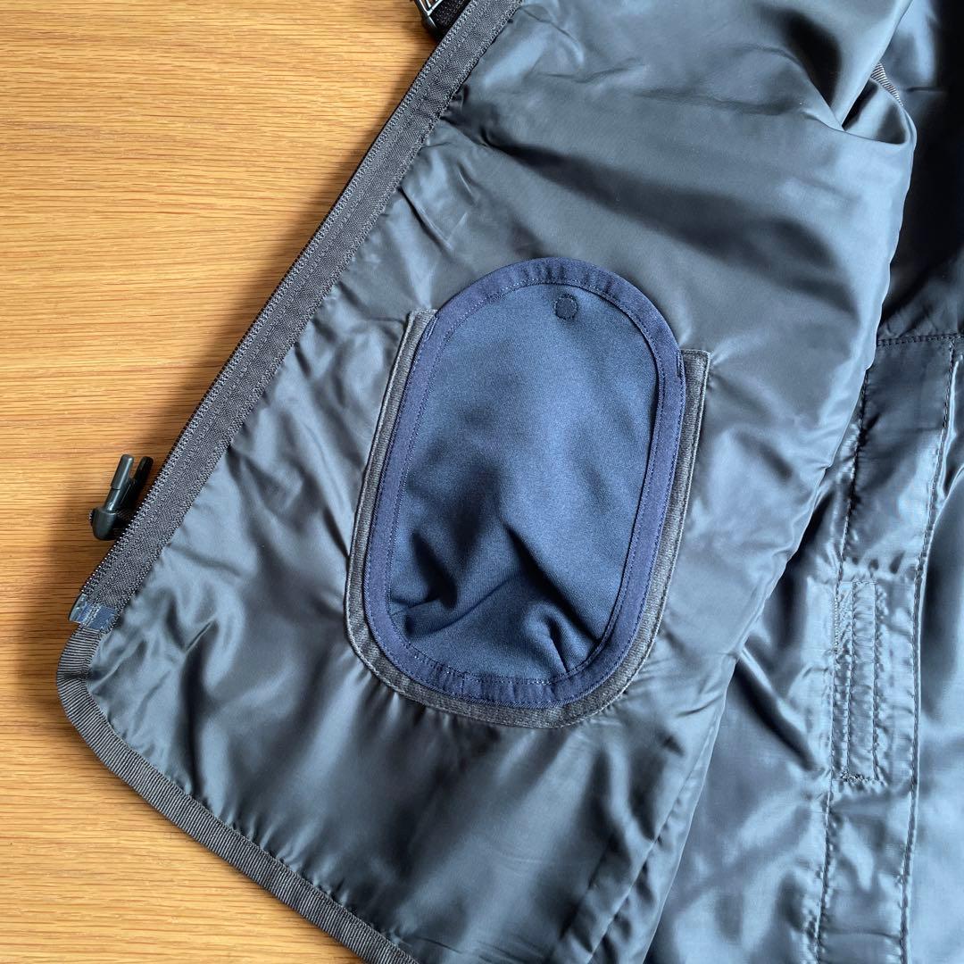 L ノースフェイス迷彩カモフラフィッシングギアメッシュベスト