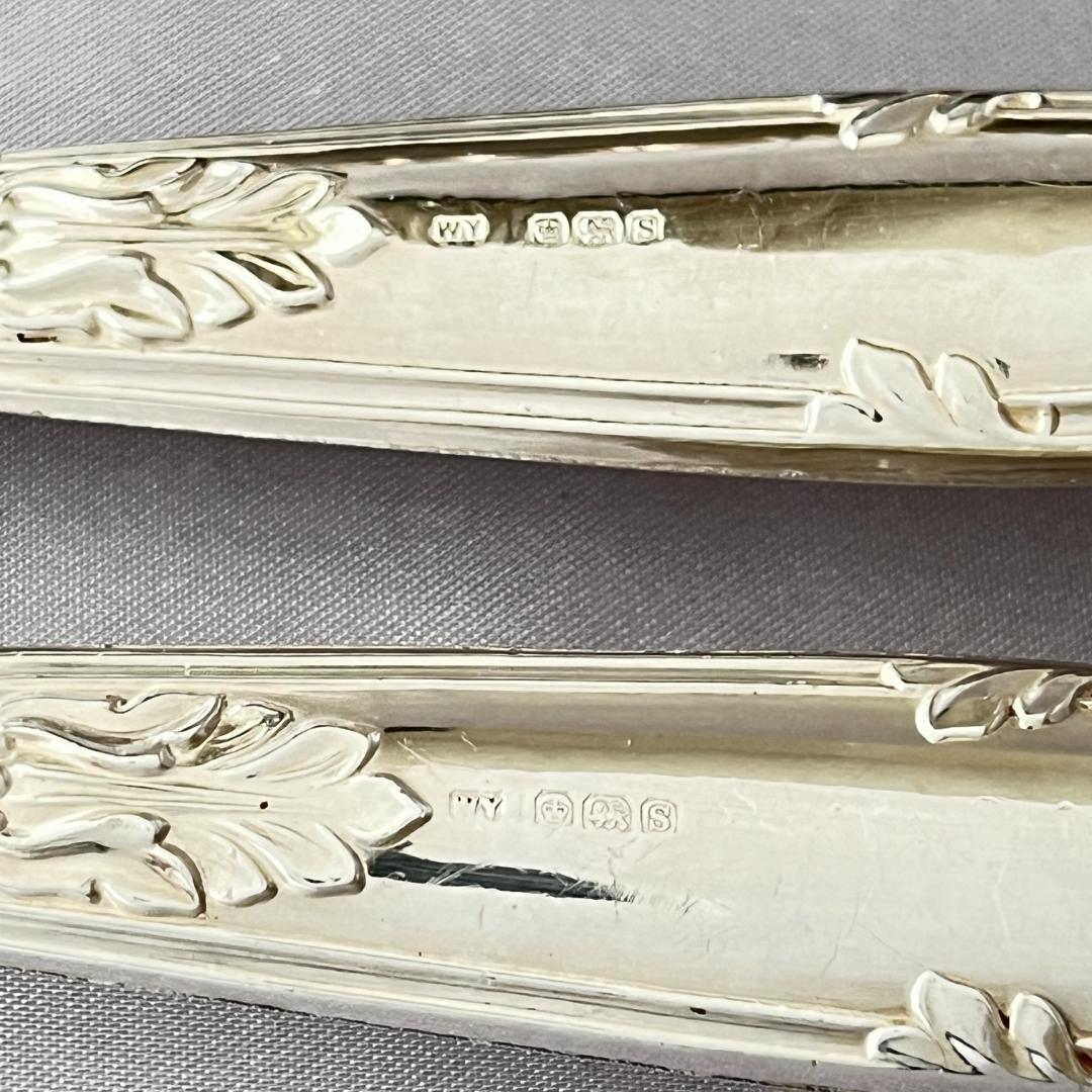 【William Yates】【純銀ハンドル】キングスパターン サーバー