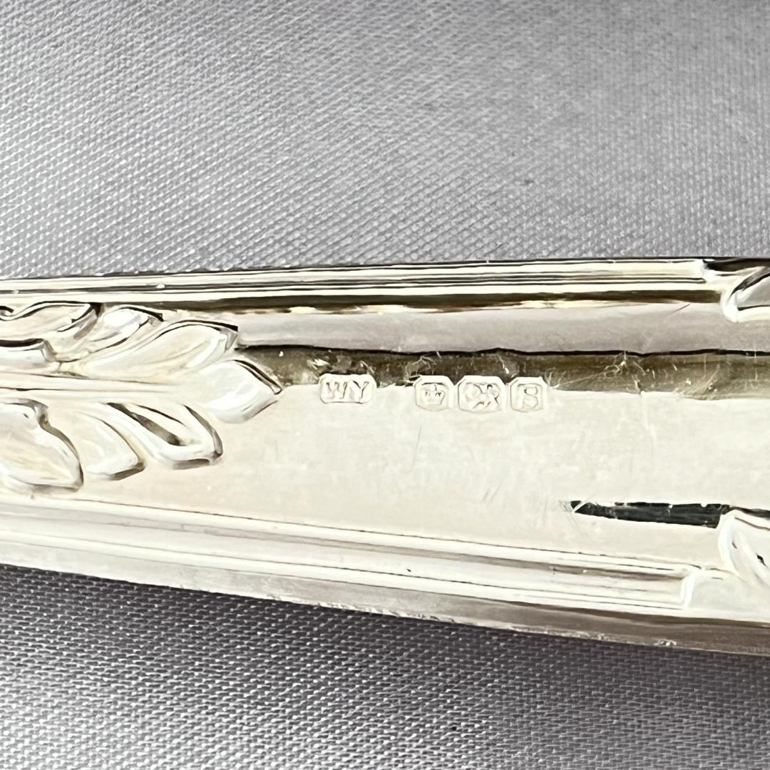 【William Yates】【純銀ハンドル】キングスパターン サーバー