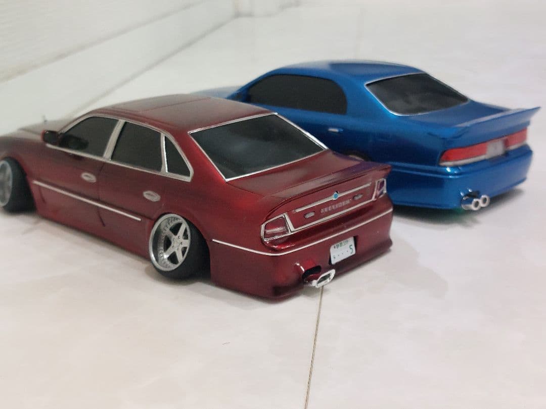 プラモ　アオシマ　ホイール　タイヤ　車