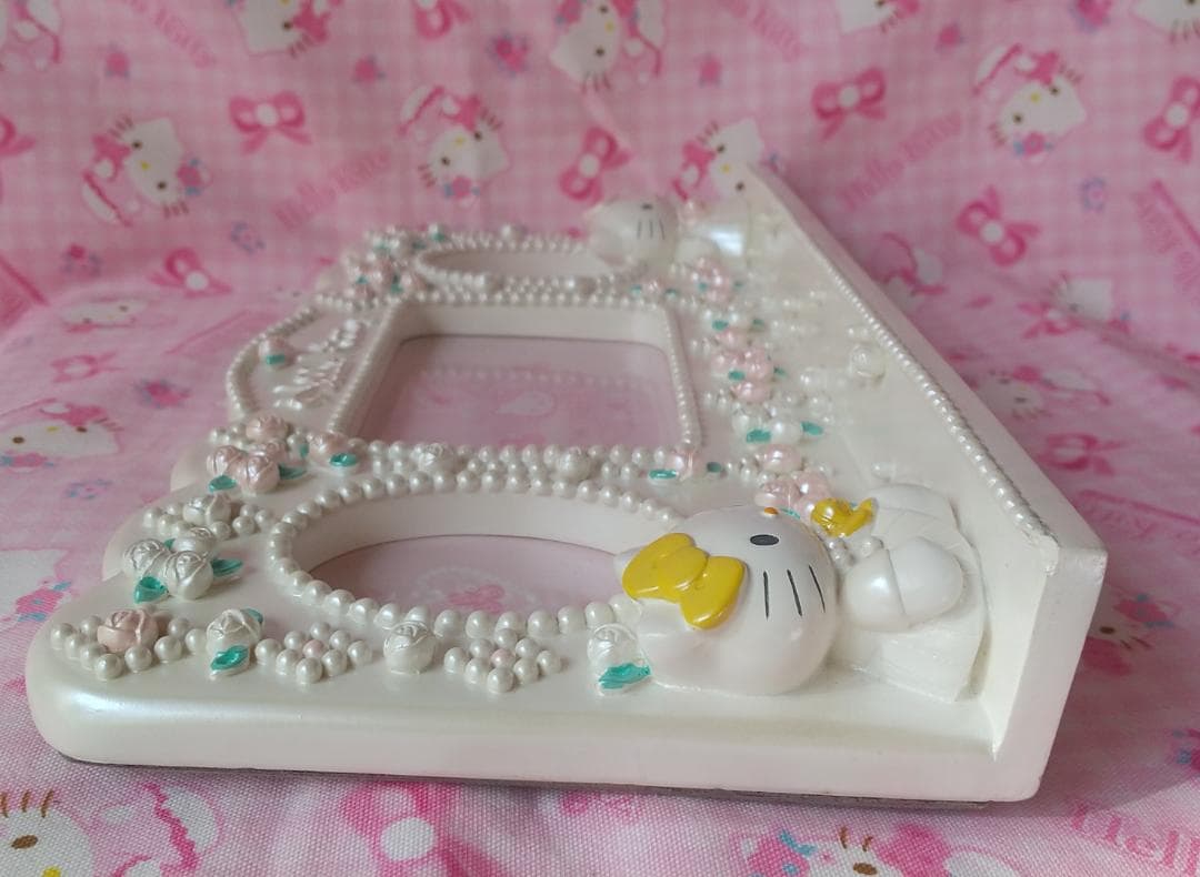 キティ　ミミィ　フォトフレーム　ドレス　ローズ　写真たて