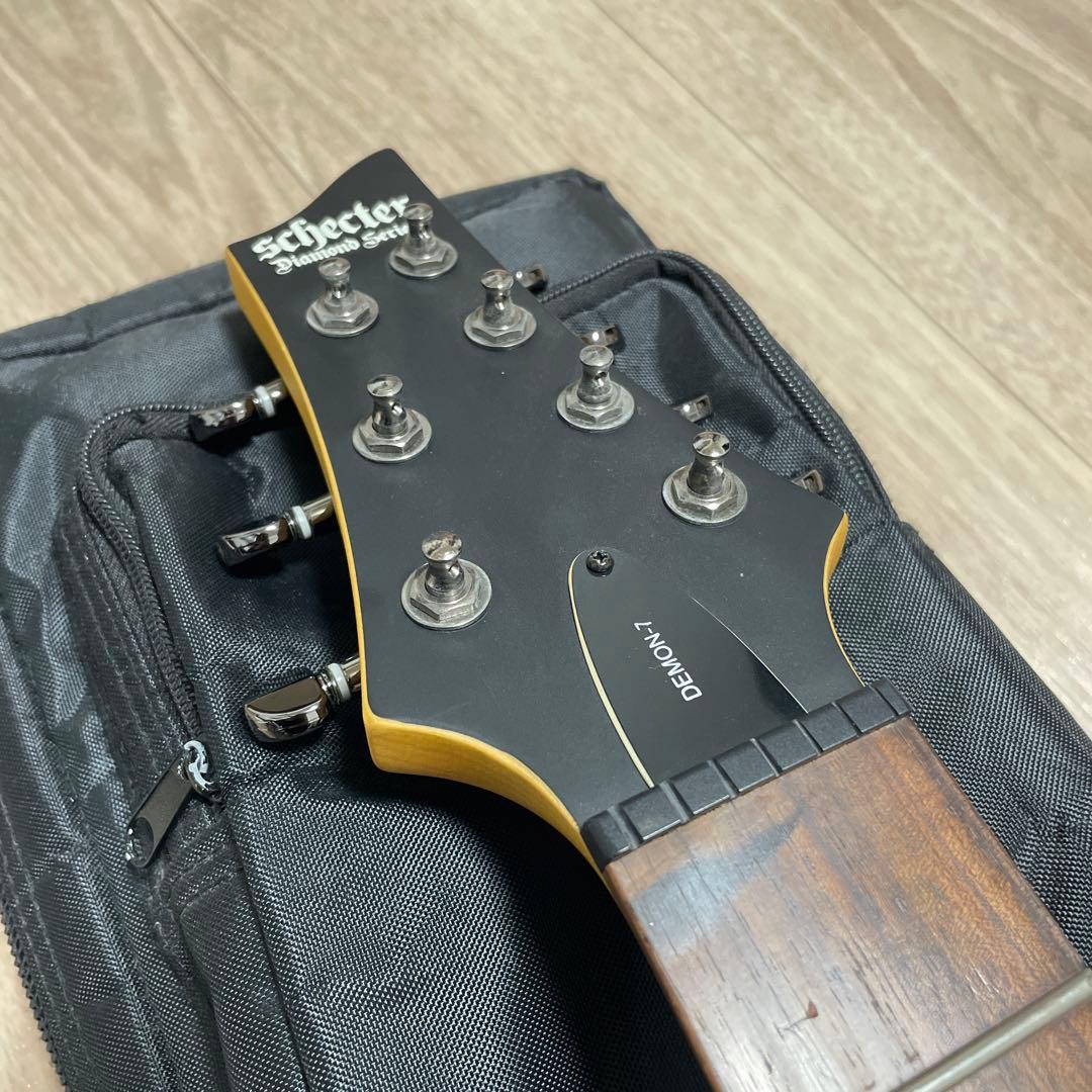 SCHECTER DEMON-7 SBK シェクター 7弦 ギター ジャンク