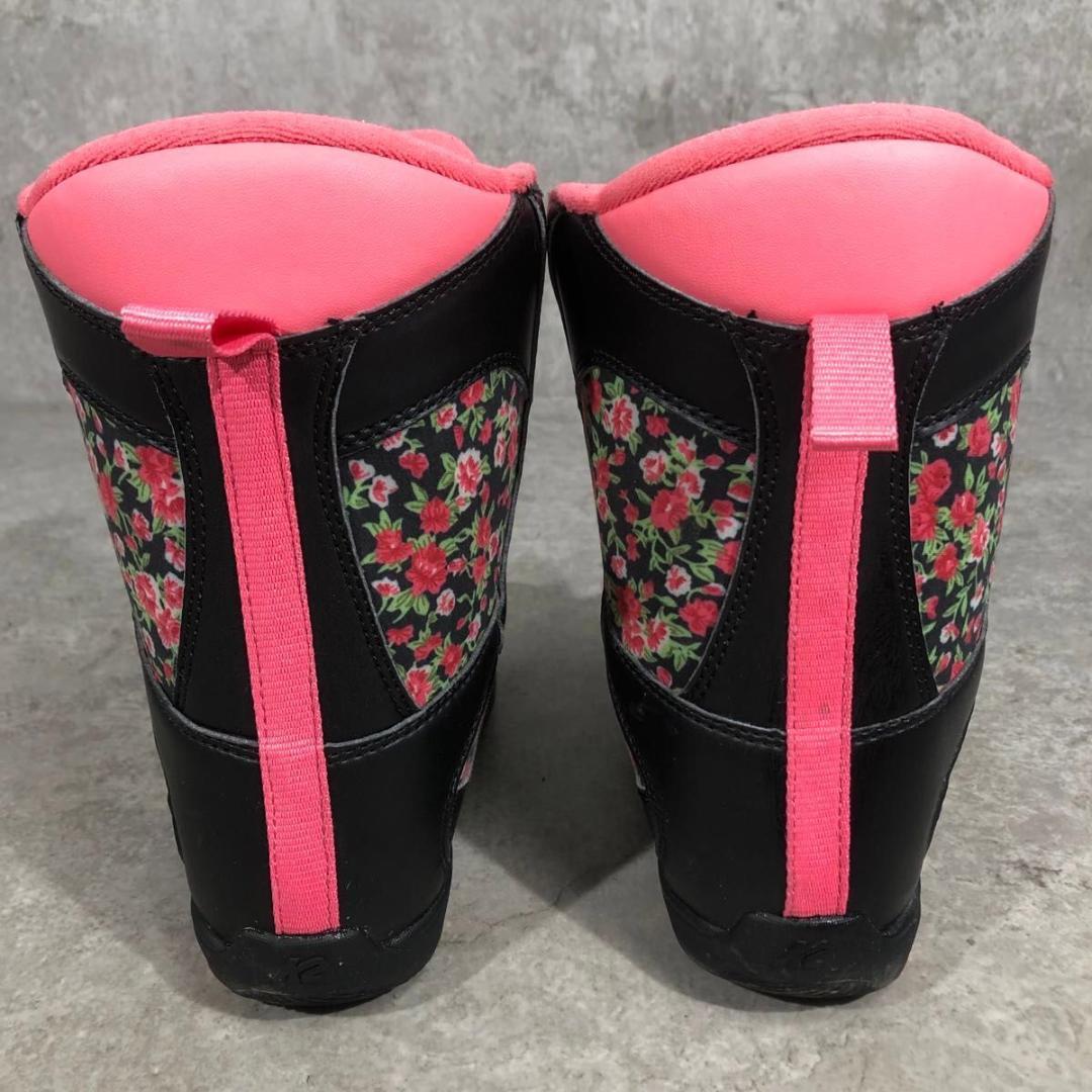 美品 BOA K2 LIL KAT 18.5cm スノーボード ブーツ 花柄