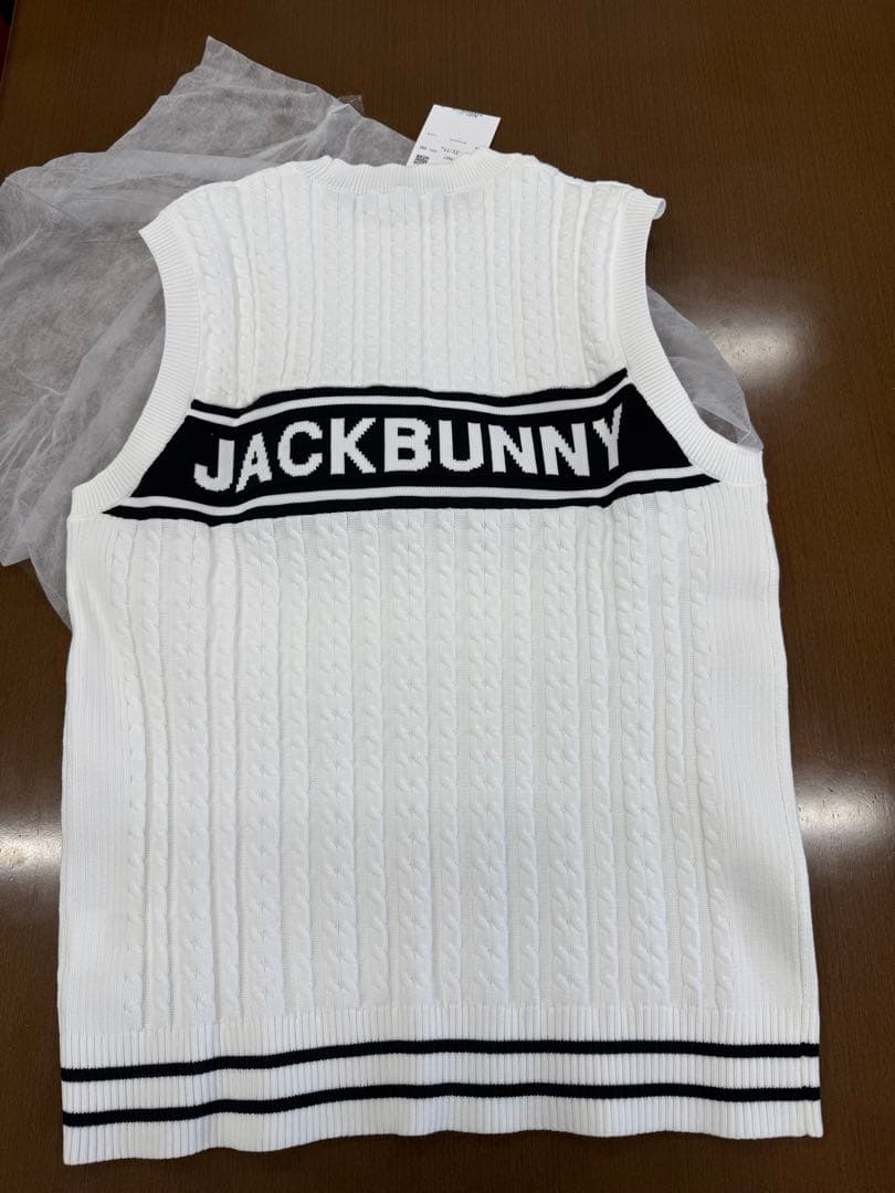 Jack Bunny!! ケーブル編み ノースリーブベスト サイズ4