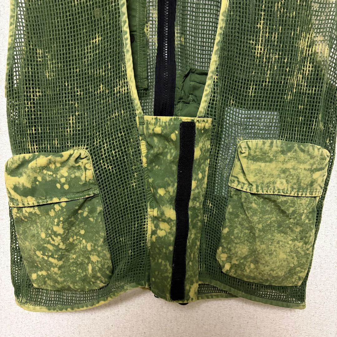 美品STONE  ハンティングベスト 実物　ミリタリーL ハンガー付