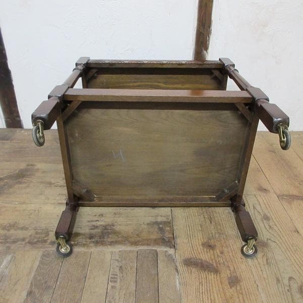 イギリス アンティーク 家具 キッチンワゴン トロリー カフェ 英国 6999d