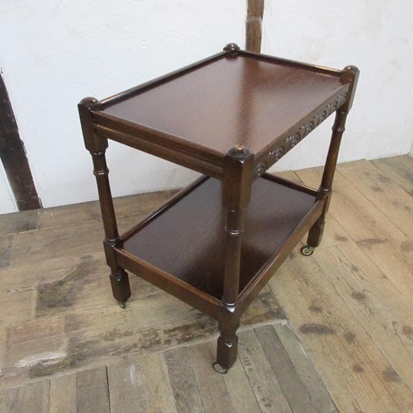 イギリス アンティーク 家具 キッチンワゴン トロリー カフェ 英国 6999d