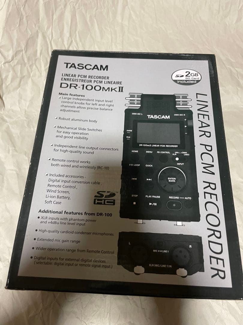 未使用　TASCAM DR-100MKⅡ