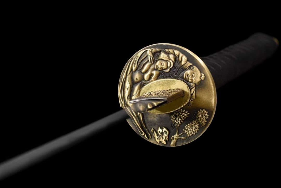 【春宮打刀】古兵器 武具 刀装具 日本刀　模造刀 居合刀 武士道 鑑賞用 美術刀