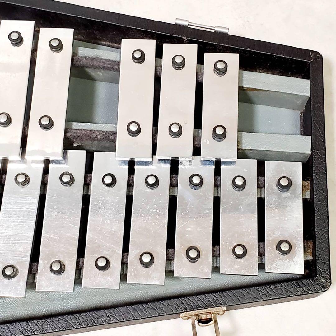 Saito サイトウ グロッケン 鉄琴 32鍵 ハードケース マレット付