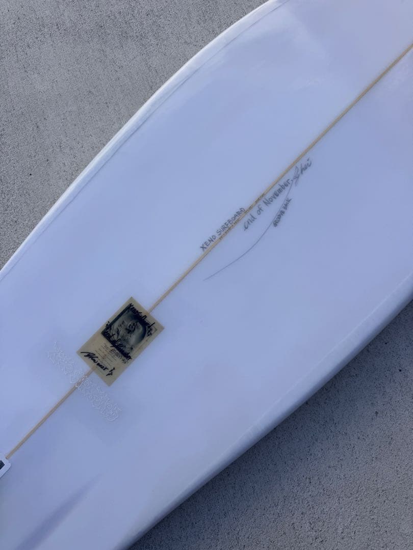 配送無料　xenosurfboard シングルフィッシュ