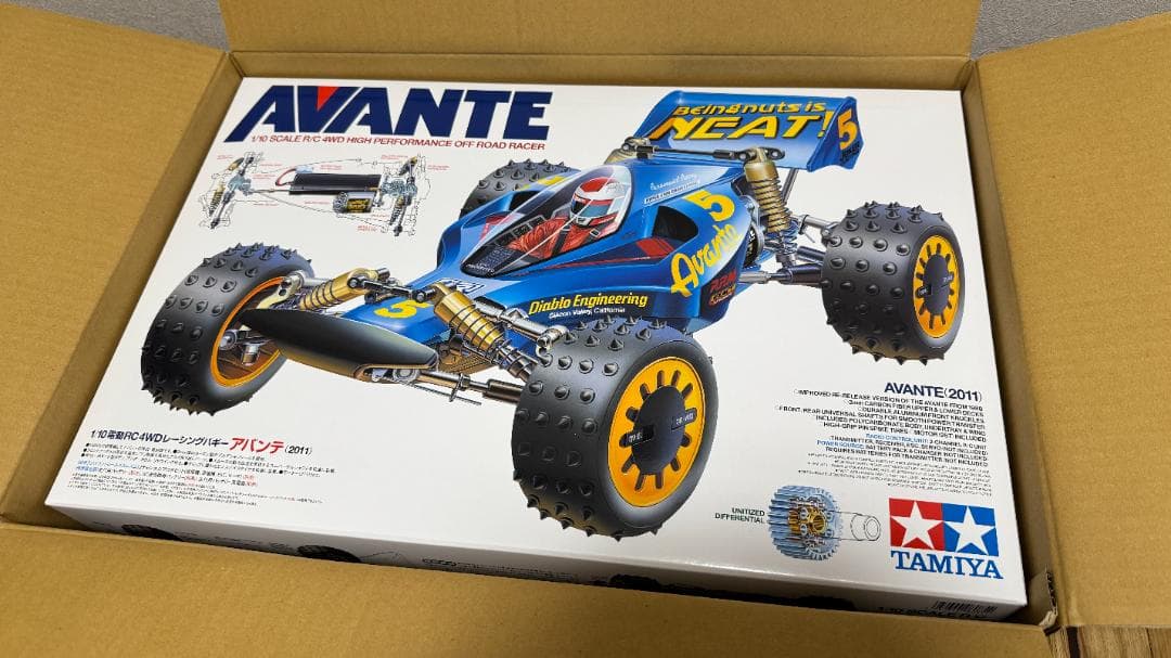 タミヤ 1/10 電動RC 4WDアバンテ（2011）