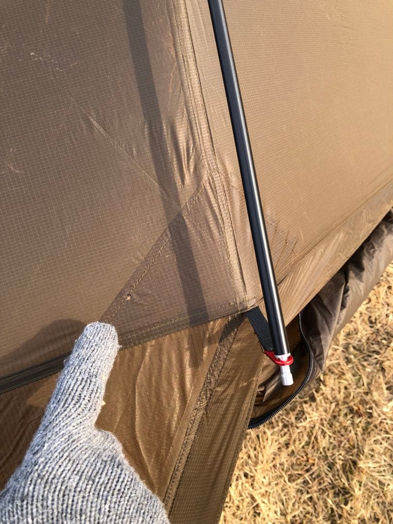 ポモリー　デューンソロ　テント　インナーブラック