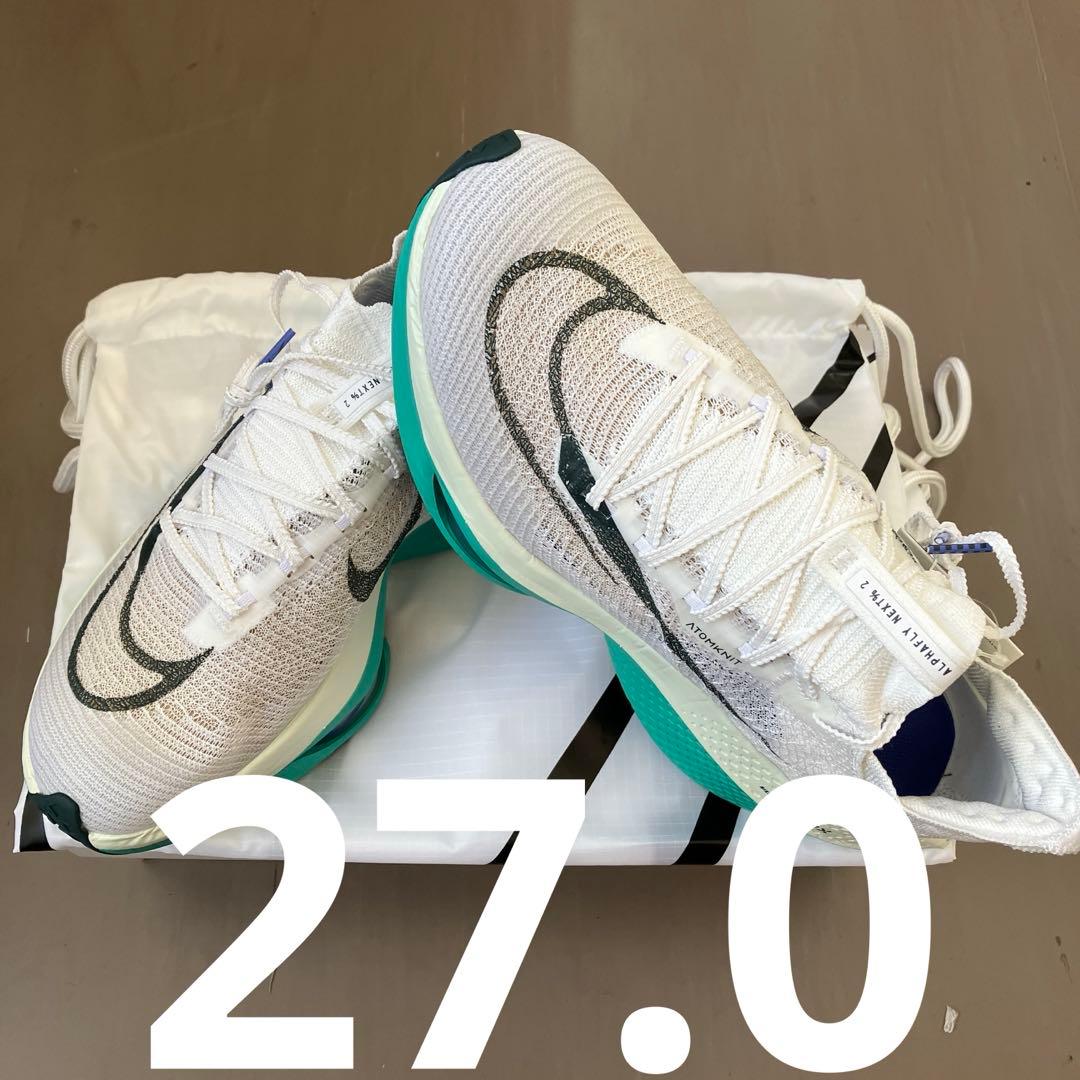 ズームアルファフライ ネクスト% 2★27.0cm★DN3559-100