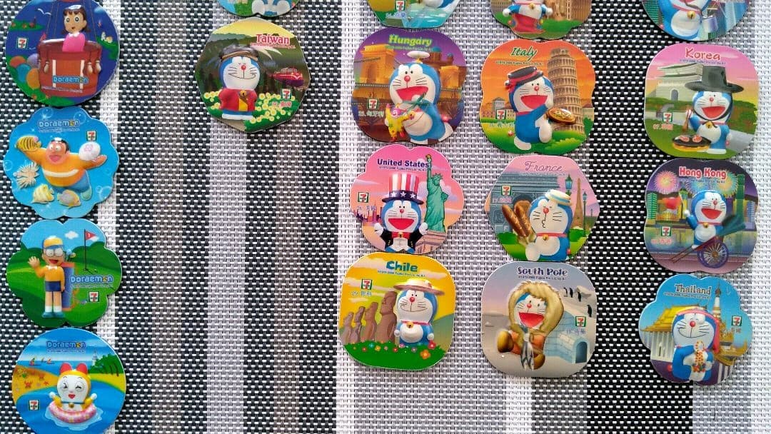 バラ売り可★ドラえもん★マグネット(オフィシャル7-11協賛品)