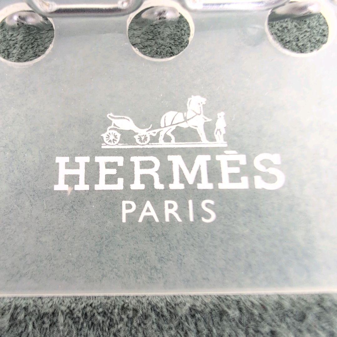 未使用級✨HERMES リングノート メモ帳 レザー ブルー系