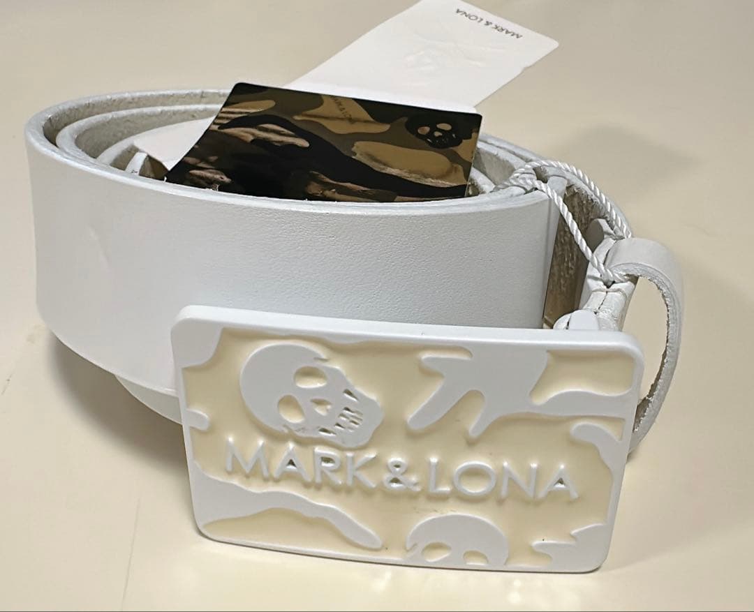 新品未使用❤️MARK&LONA ホワイトベルト