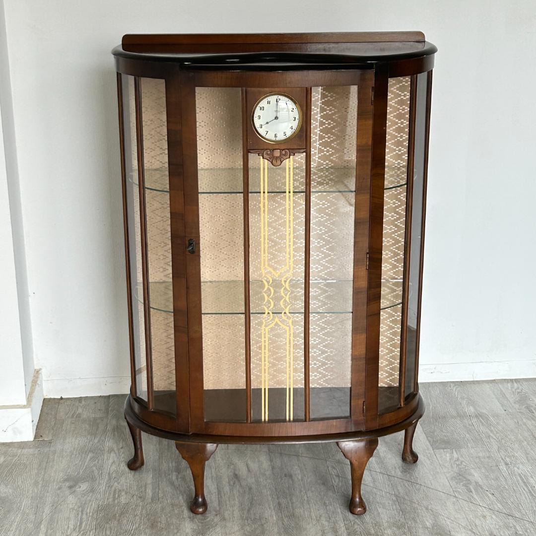 イギリス アンティーク家具 ディスプレイ キャビネット 1930年頃 771A