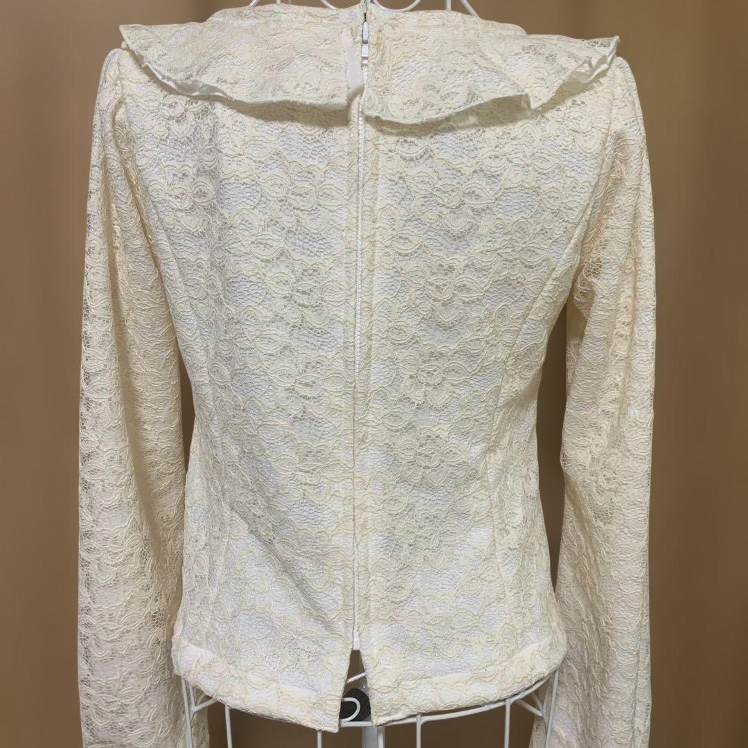 フラメンコ　レースブラウス