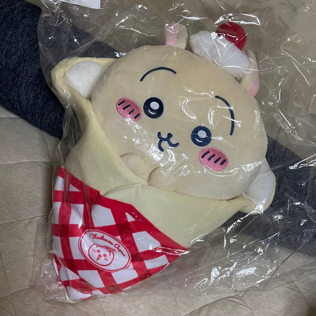 ちいかわ クレープくじ　A賞 うさぎ　たこイカくじ　B賞 BIGイカクッション