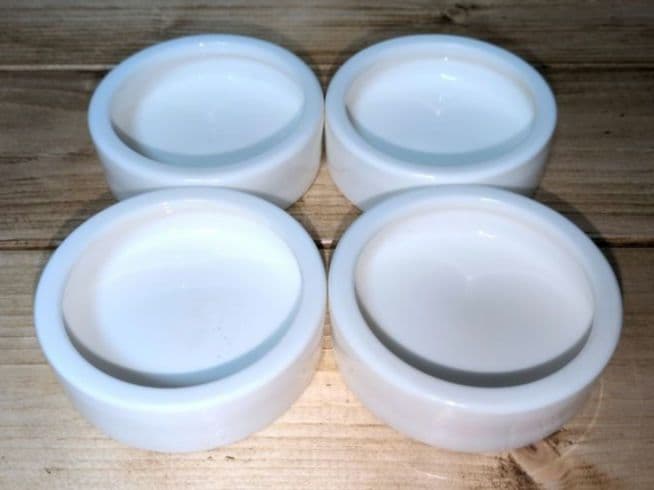 エキゾテラ レプテリアホワイト300Low 4個セット レプタイルディッシュ付き