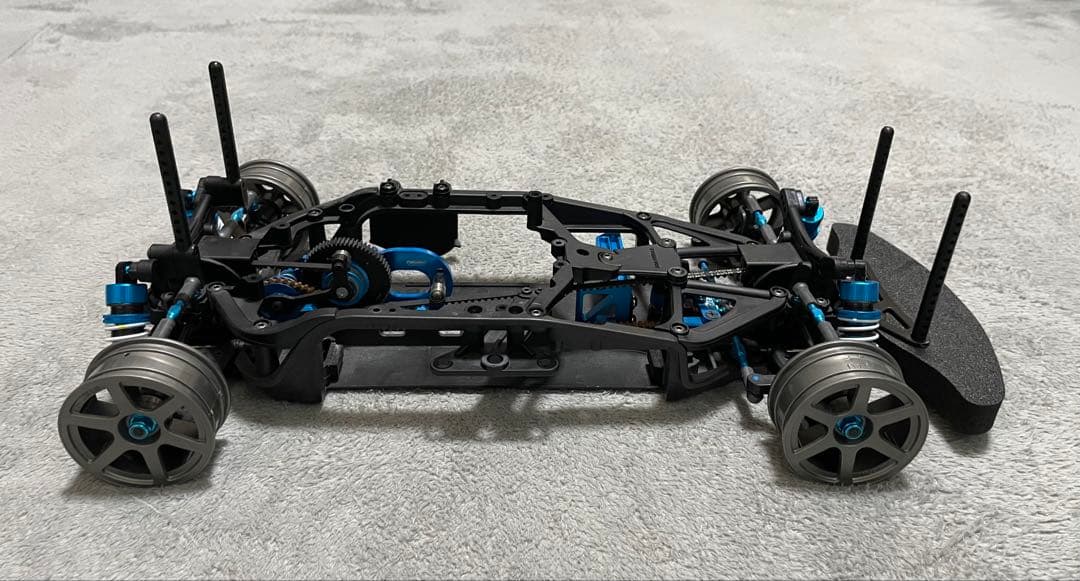 タミヤ TA07 PRO シャーシ　オプション多数　ボディ付　組立済　未走行