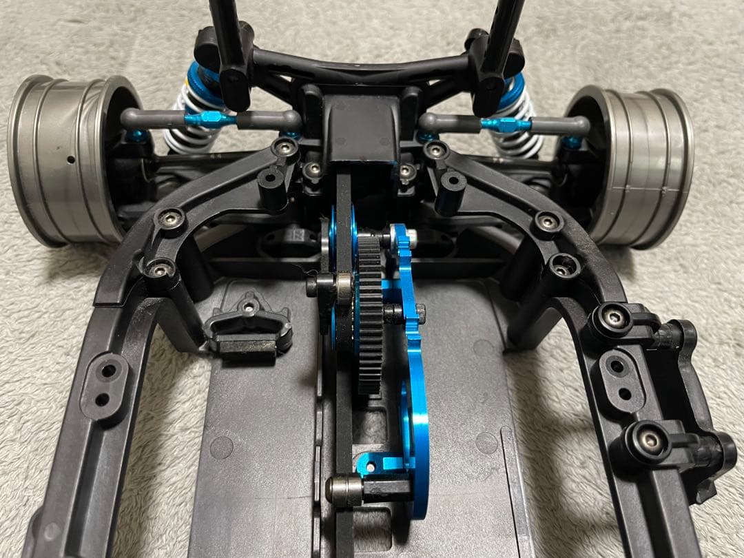 タミヤ TA07 PRO シャーシ　オプション多数　ボディ付　組立済　未走行