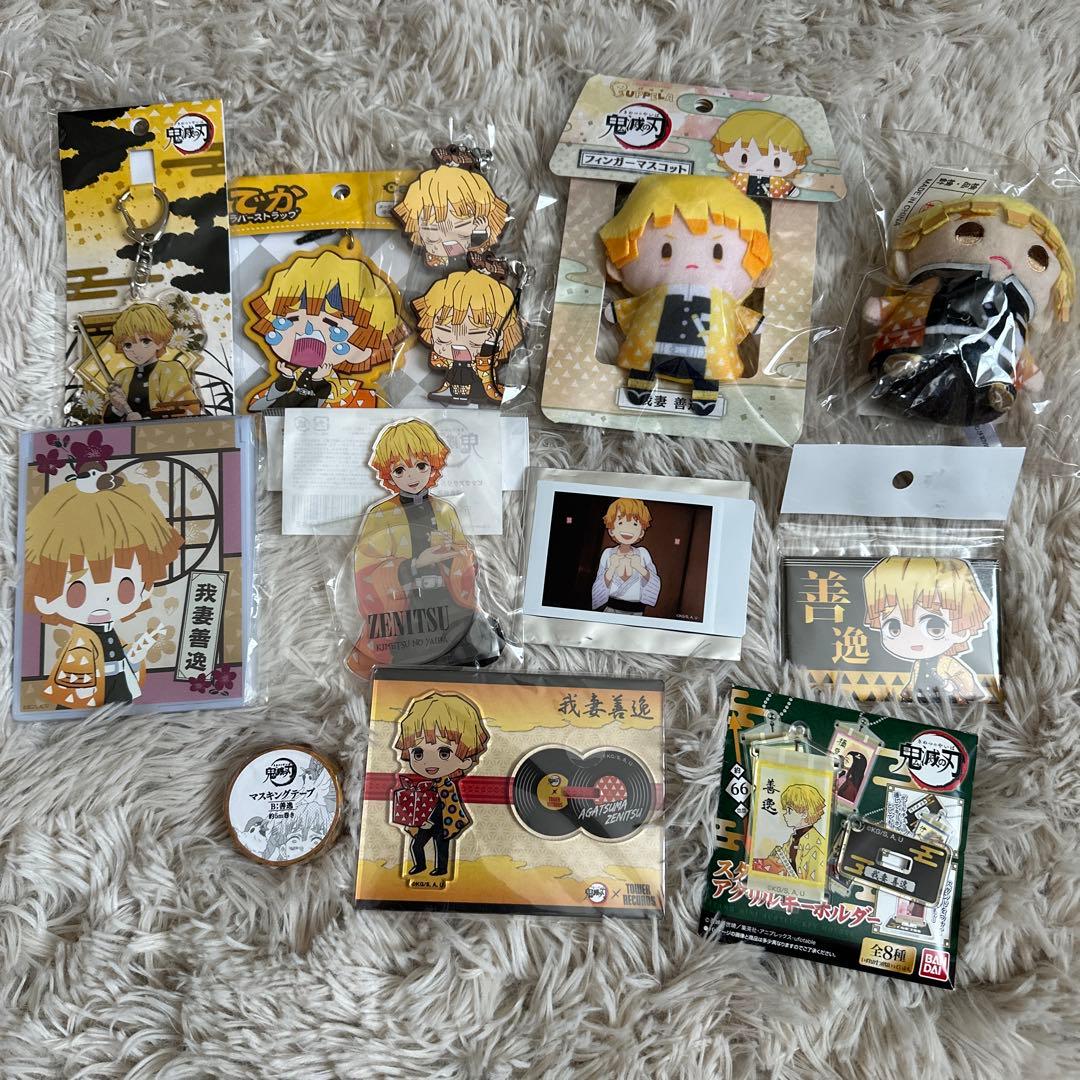 鬼滅の刃　我妻善逸　グッズまとめ売り